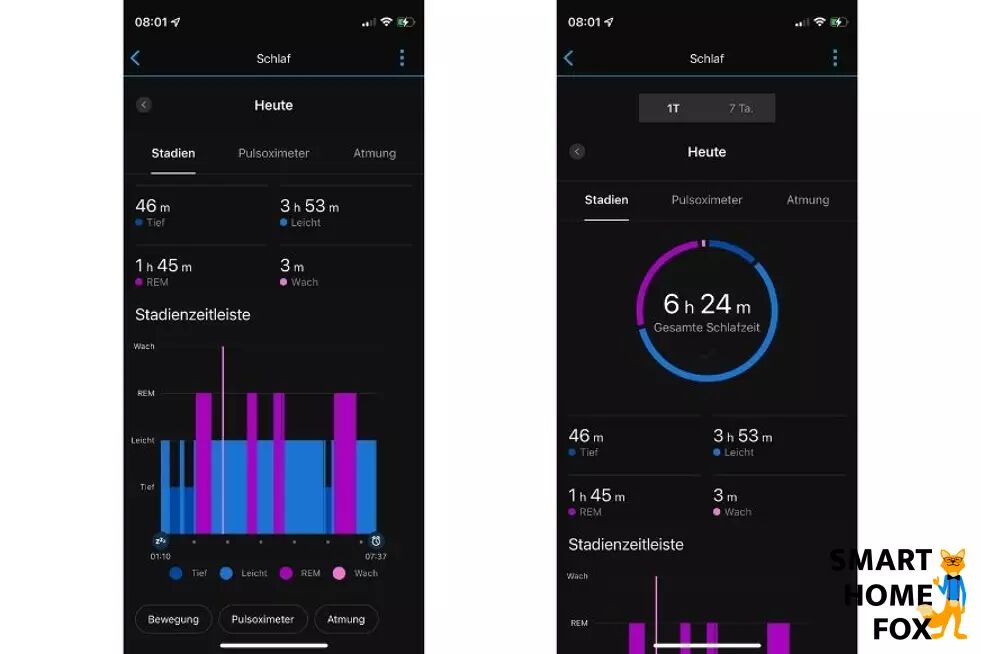 montre connectee suivi de sommeil